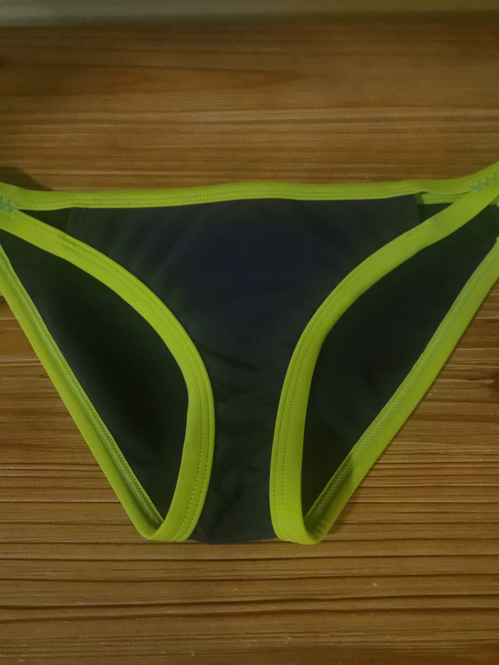 Vintage Roxy Flip Side Bikini Bottoms Navy Neon Green | Y2K Scooter Surfgirl XS